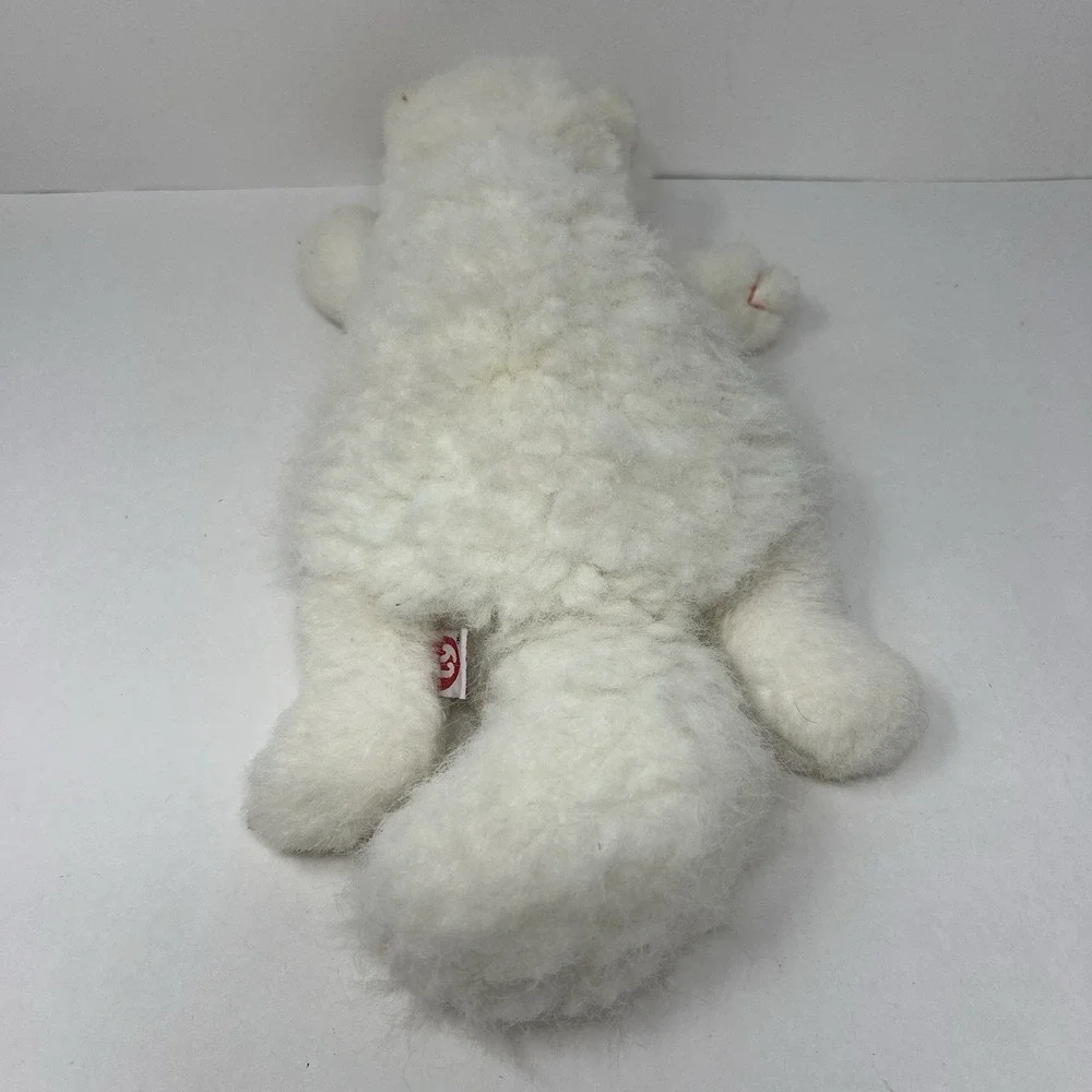 Ty Classic Angel White Persian Cat Plush 1997 Pink Bow Vtg Stuffed Animal 10